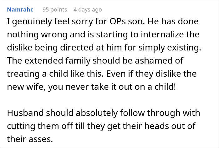 Woman Lets Her Husband Go Hard On His Ex-In-Laws After Her Son Starts Asking Painful Questions Woman Lets Her Husband Go Hard On His Ex-In-Laws After Her Son Starts Asking Painful Questions