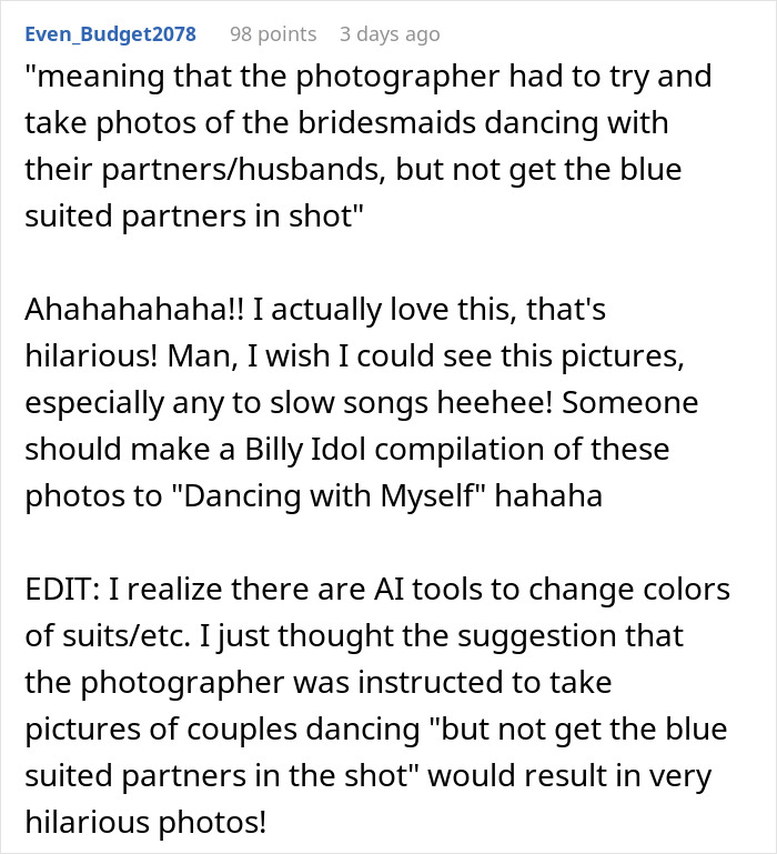 Couple Finds Out They Wore The Wrong Color To A Wedding: “An Idea From TikTok” Couple Finds Out They Wore The Wrong Color To A Wedding: “An Idea From TikTok”