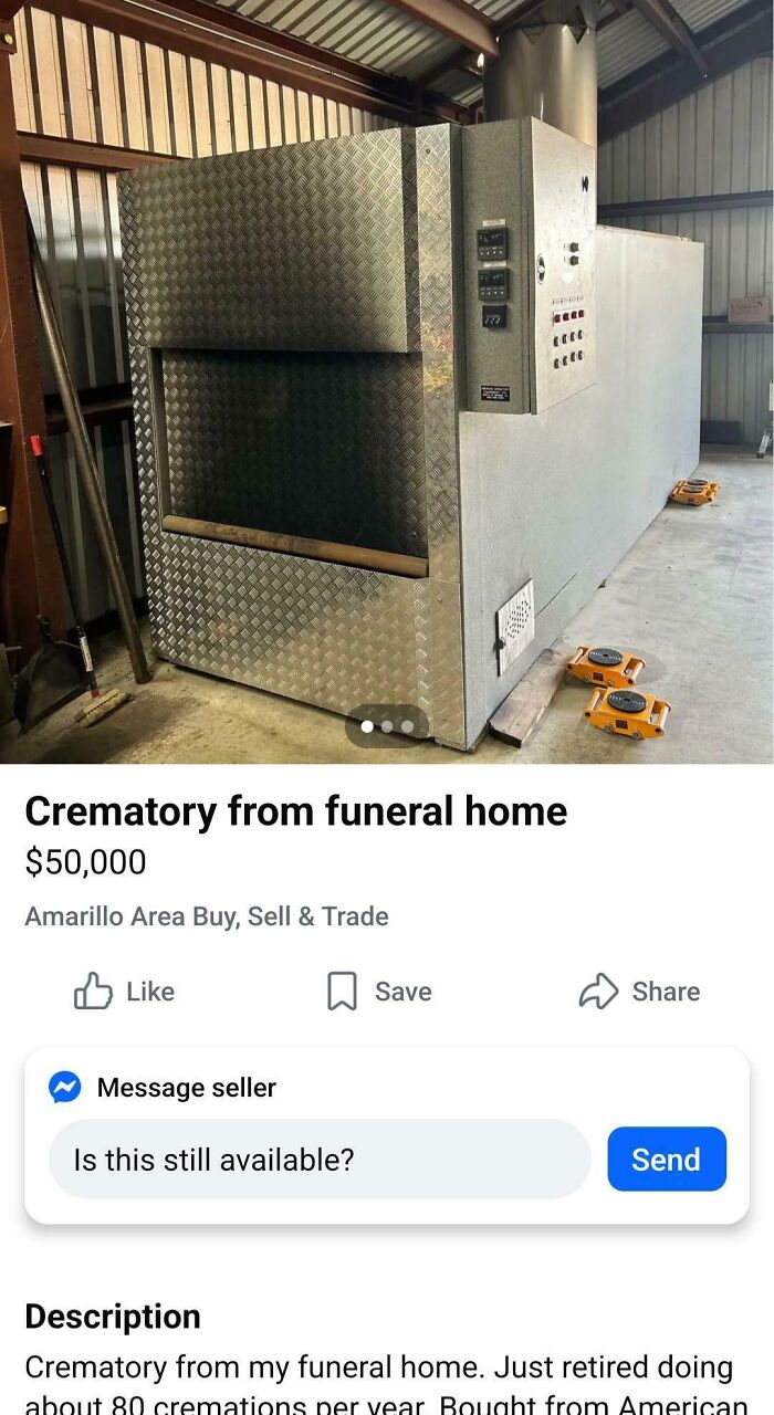 65 Marketplace Listings So Unhinged They Should Come With A Disclaimer And A Hotline Number 65 Marketplace Listings So Unhinged They Should Come With A Disclaimer And A Hotline Number