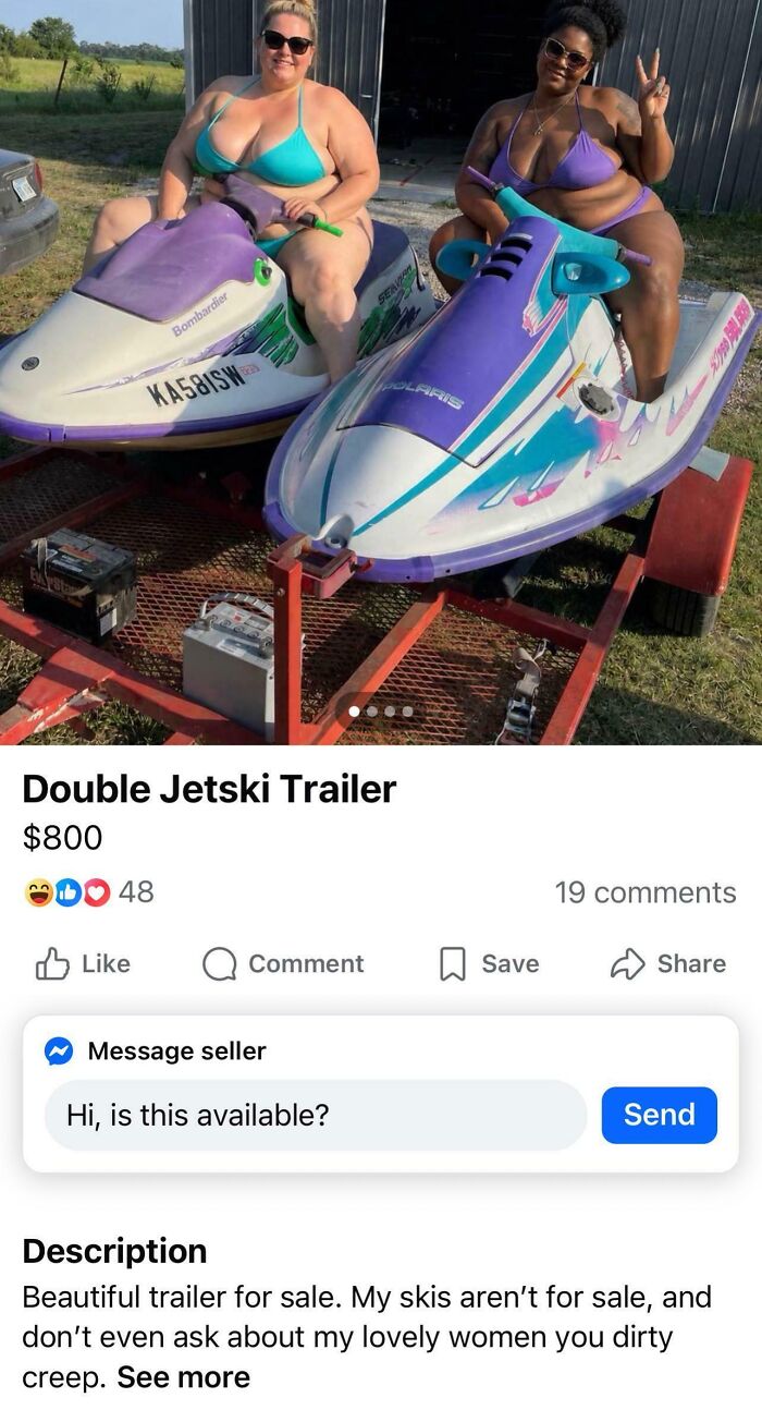 65 Marketplace Listings So Unhinged They Should Come With A Disclaimer And A Hotline Number 65 Marketplace Listings So Unhinged They Should Come With A Disclaimer And A Hotline Number