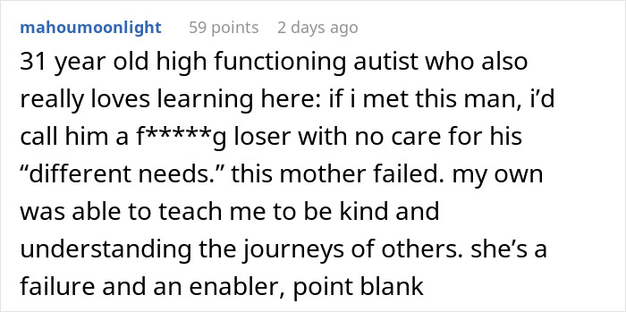 Guy Uses Autism As An Excuse To Tear Into Sis For No Reason, She’s Aghast As Mom Sides With Him Guy Uses Autism As An Excuse To Tear Into Sis For No Reason, She’s Aghast As Mom Sides With Him