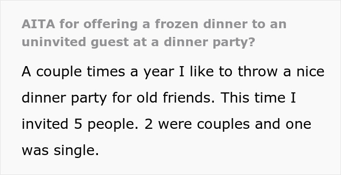 Man Expects A Free Steak And Lobster Dinner For GF, Explodes When Offered Frozen Meal Instead Man Expects A Free Steak And Lobster Dinner For GF, Explodes When Offered Frozen Meal Instead