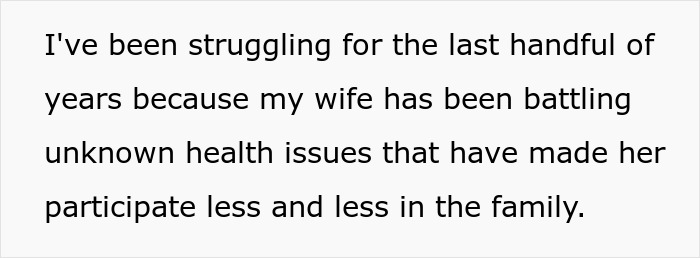 Man Carries The Family For Years While Sick Wife Sleeps 12 Hours A Day, Wonders If He Can Keep Going Man Carries The Family For Years While Sick Wife Sleeps 12 Hours A Day, Wonders If He Can Keep Going