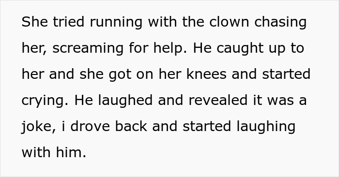 Woman Mocks Relative&rsquo;s Fear Of Their Toxic Uncle For Years, Panics When A Clown Starts Chasing Her