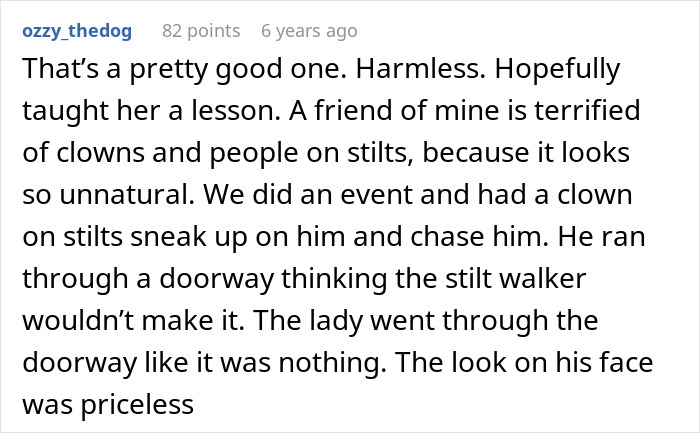 Woman Mocks Relative&rsquo;s Fear Of Their Toxic Uncle For Years, Panics When A Clown Starts Chasing Her