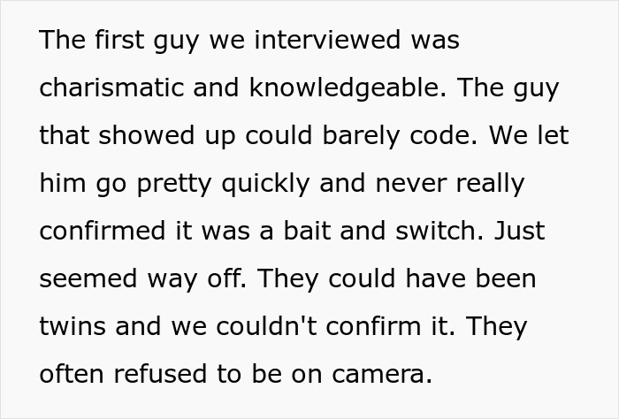 Software Engineer Finds Out About A New Hiring Scam: “So Tired. Does This Happen Often Now?”