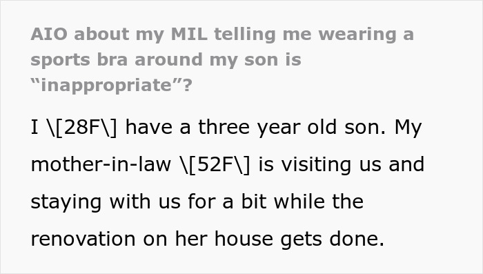 MIL Sees What Woman Is Wearing Around 3-Year-Old, Freaks Out And Throws A Tantrum MIL Sees What Woman Is Wearing Around 3-Year-Old, Freaks Out And Throws A Tantrum