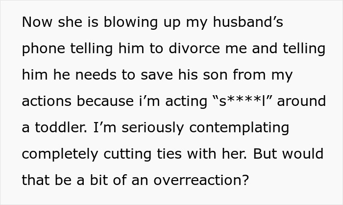 MIL Sees What Woman Is Wearing Around 3-Year-Old, Freaks Out And Throws A Tantrum MIL Sees What Woman Is Wearing Around 3-Year-Old, Freaks Out And Throws A Tantrum