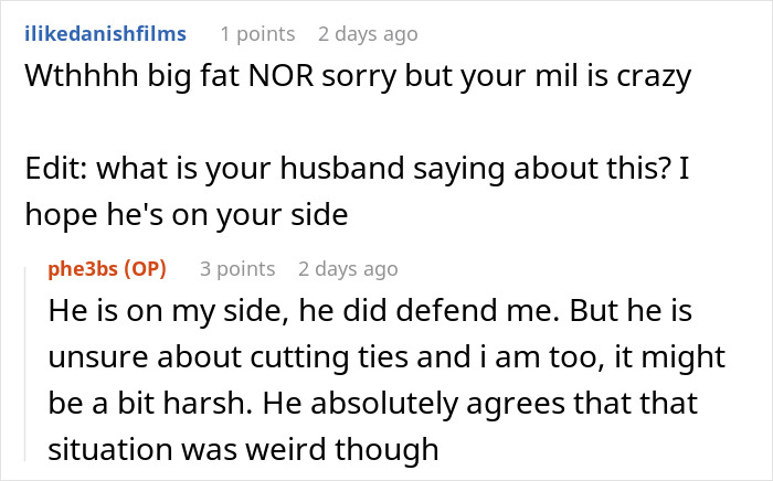 MIL Sees What Woman Is Wearing Around 3-Year-Old, Freaks Out And Throws A Tantrum MIL Sees What Woman Is Wearing Around 3-Year-Old, Freaks Out And Throws A Tantrum