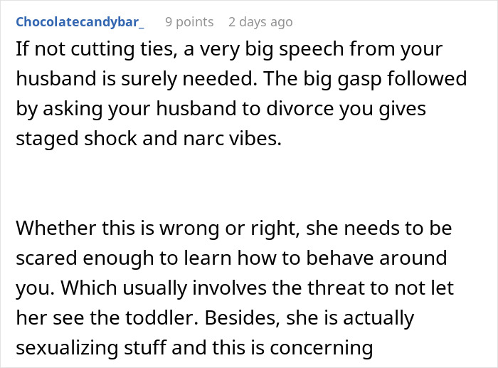 MIL Sees What Woman Is Wearing Around 3-Year-Old, Freaks Out And Throws A Tantrum MIL Sees What Woman Is Wearing Around 3-Year-Old, Freaks Out And Throws A Tantrum
