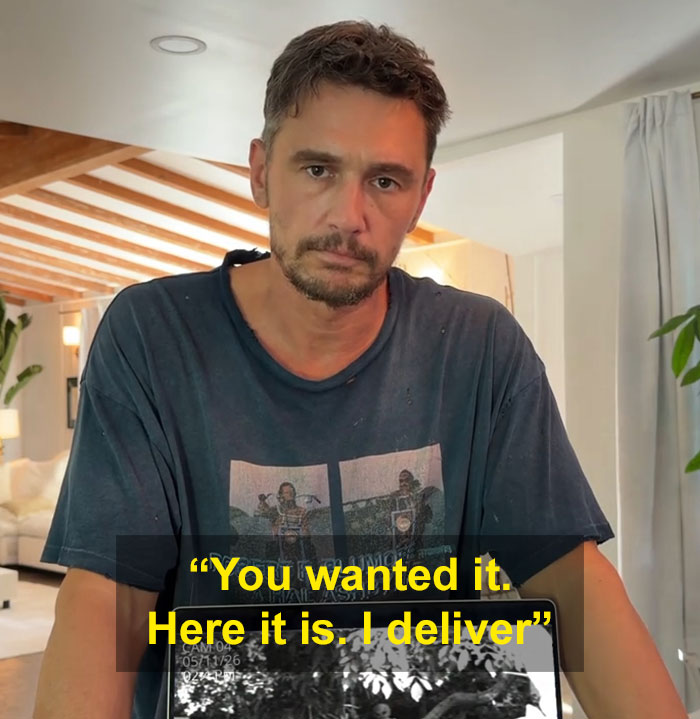 After Weeks Of Alarming Posts, James Franco Unveils Alleged Alien At His Home With Bizarre Security Footage After Weeks Of Alarming Posts, James Franco Unveils Alleged Alien At His Home With Bizarre Security Footage