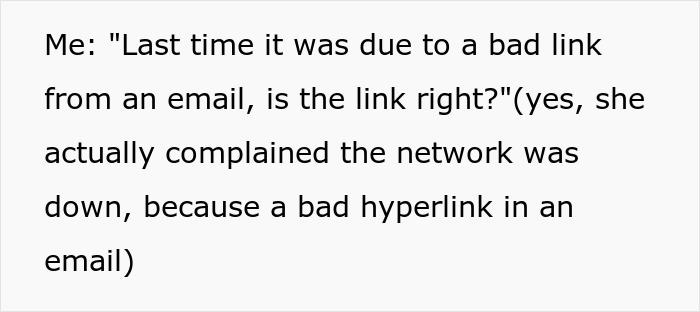 IT Worker Takes Down Buffoon Accountant With Clever Plan, Says “Network’s Down” Right Back At Her IT Worker Takes Down Buffoon Accountant With Clever Plan, Says “Network’s Down” Right Back At Her