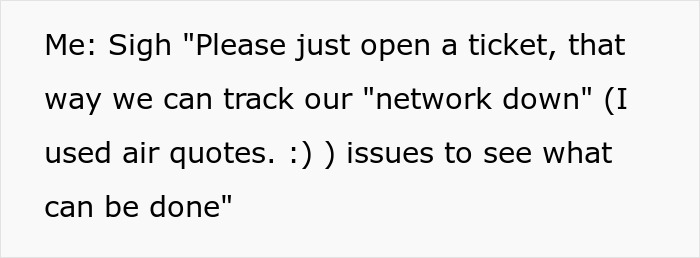 IT Worker Takes Down Buffoon Accountant With Clever Plan, Says “Network’s Down” Right Back At Her IT Worker Takes Down Buffoon Accountant With Clever Plan, Says “Network’s Down” Right Back At Her
