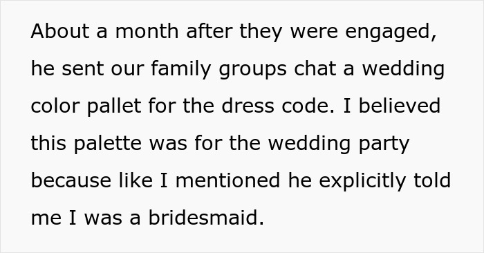 Groom Promises All 3 Sisters Bridesmaid Dresses, Bride Hands Out Rejection Letters Based On Weight Groom Promises All 3 Sisters Bridesmaid Dresses, Bride Hands Out Rejection Letters Based On Weight