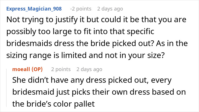 Groom Promises All 3 Sisters Bridesmaid Dresses, Bride Hands Out Rejection Letters Based On Weight Groom Promises All 3 Sisters Bridesmaid Dresses, Bride Hands Out Rejection Letters Based On Weight