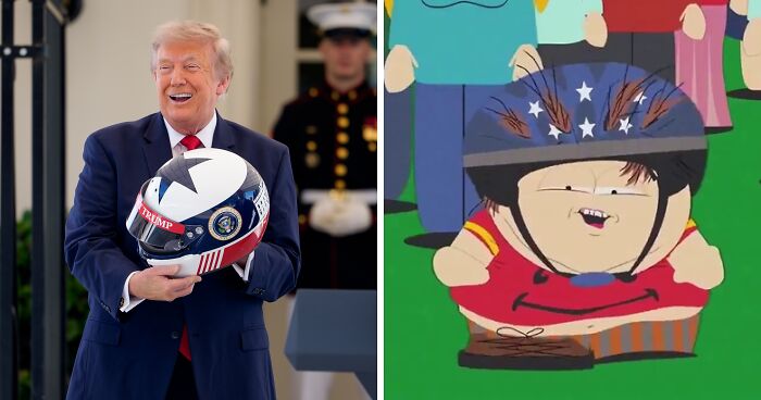 Trump Beams After He’s Gifted “Special Helmet,” But The Mockery Is Instantaneous And Hilarious Trump Beams After He’s Gifted “Special Helmet,” But The Mockery Is Instantaneous And Hilarious