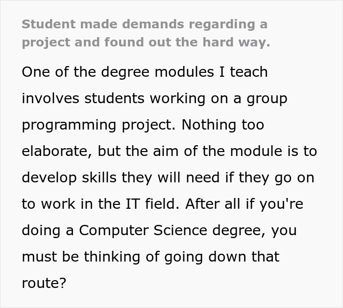 Lecturer Documents Every Warning As Student Refuses Group Work, Hard Fail Leaves Him Repeating Module Lecturer Documents Every Warning As Student Refuses Group Work, Hard Fail Leaves Him Repeating Module