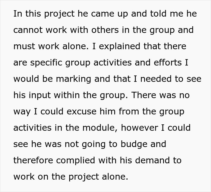 Lecturer Documents Every Warning As Student Refuses Group Work, Hard Fail Leaves Him Repeating Module Lecturer Documents Every Warning As Student Refuses Group Work, Hard Fail Leaves Him Repeating Module