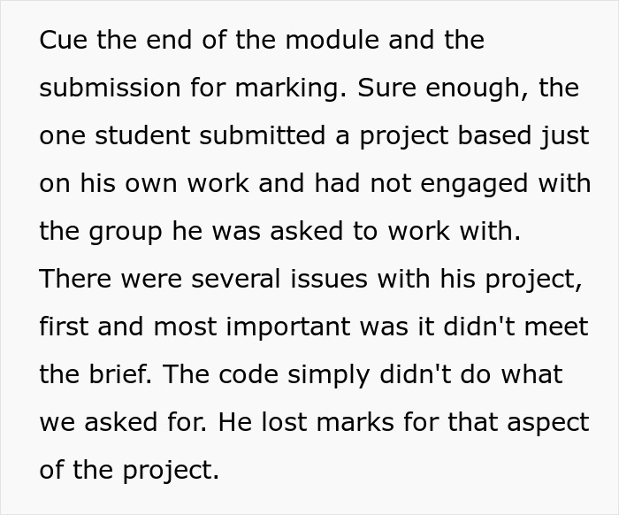 Lecturer Documents Every Warning As Student Refuses Group Work, Hard Fail Leaves Him Repeating Module Lecturer Documents Every Warning As Student Refuses Group Work, Hard Fail Leaves Him Repeating Module