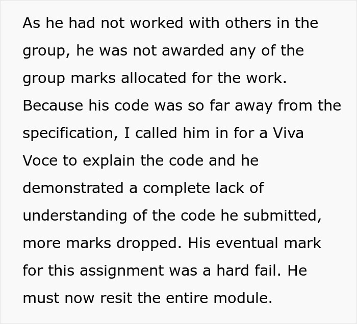 Lecturer Documents Every Warning As Student Refuses Group Work, Hard Fail Leaves Him Repeating Module Lecturer Documents Every Warning As Student Refuses Group Work, Hard Fail Leaves Him Repeating Module