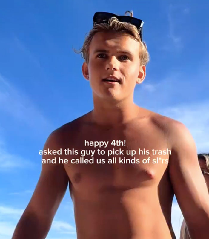 Influencer Finally ID’d After Going Viral For Abhorrent Treatment Of Family Who Asked Him To Pick Up His Trash