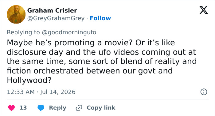 Following “Strange” Alien Reveal, Fans Point Out Error In James Franco’s Video Meant To Prove His Encounter Following “Strange” Alien Reveal, Fans Point Out Error In James Franco’s Video Meant To Prove His Encounter