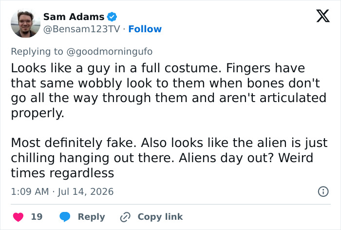 Following “Strange” Alien Reveal, Fans Point Out Error In James Franco’s Video Meant To Prove His Encounter Following “Strange” Alien Reveal, Fans Point Out Error In James Franco’s Video Meant To Prove His Encounter