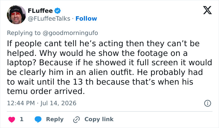 Following “Strange” Alien Reveal, Fans Point Out Error In James Franco’s Video Meant To Prove His Encounter Following “Strange” Alien Reveal, Fans Point Out Error In James Franco’s Video Meant To Prove His Encounter