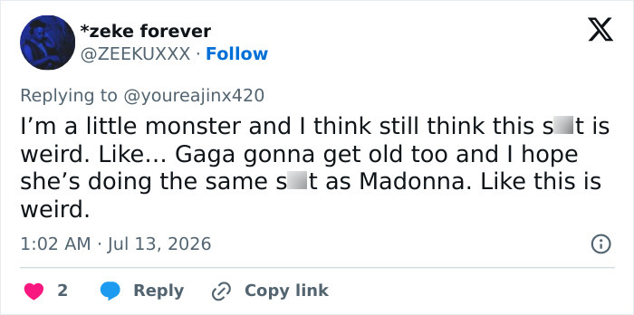 “Doesn’t Give You The Right”: Random Detail In Madonna Snap Sparks Feud With Lady Gaga Fan Community