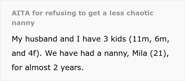 Husband Can’t Stand Chaotic Nanny, Can’t Believe How She Handles The Kids Husband Can’t Stand Chaotic Nanny, Can’t Believe How She Handles The Kids