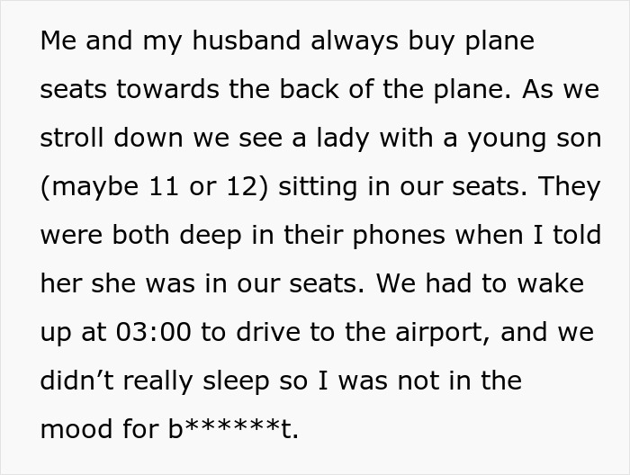 Woman Shuts Down Entitled Seat Thief In A Hilariously Unhinged Way: “Plane Seat Bandit Finally Happened To Me” Woman Shuts Down Entitled Seat Thief In A Hilariously Unhinged Way: “Plane Seat Bandit Finally Happened To Me”