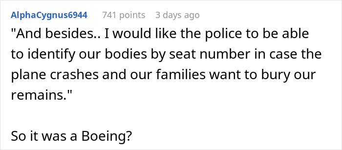Woman Shuts Down Entitled Seat Thief In A Hilariously Unhinged Way: “Plane Seat Bandit Finally Happened To Me” Woman Shuts Down Entitled Seat Thief In A Hilariously Unhinged Way: “Plane Seat Bandit Finally Happened To Me”