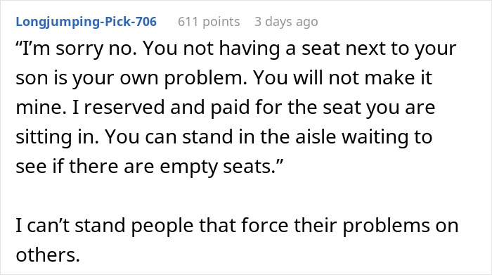 Woman Shuts Down Entitled Seat Thief In A Hilariously Unhinged Way: “Plane Seat Bandit Finally Happened To Me” Woman Shuts Down Entitled Seat Thief In A Hilariously Unhinged Way: “Plane Seat Bandit Finally Happened To Me”