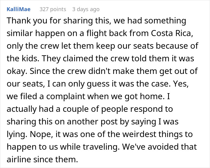 Woman Shuts Down Entitled Seat Thief In A Hilariously Unhinged Way: “Plane Seat Bandit Finally Happened To Me” Woman Shuts Down Entitled Seat Thief In A Hilariously Unhinged Way: “Plane Seat Bandit Finally Happened To Me”
