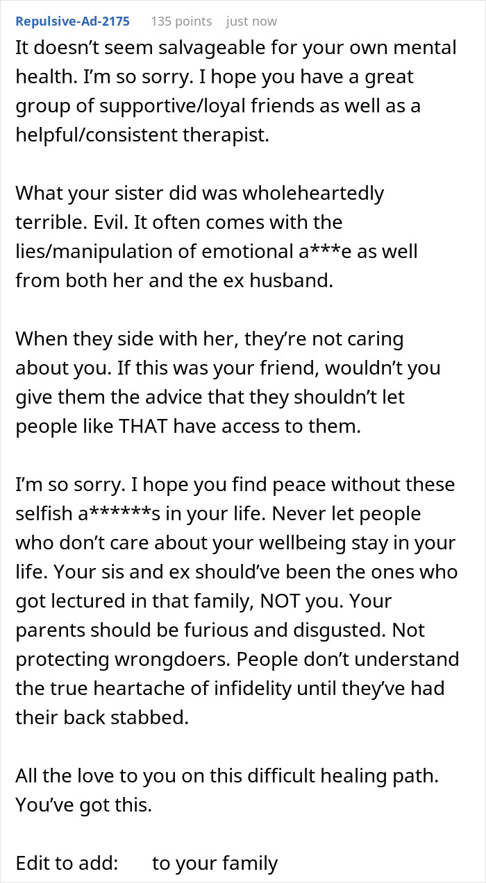 Woman Turns Sister’s Life Upside Down, Can’t Believe She Won’t Forgive Her: “She’ll Never Suffer Enough” Woman Turns Sister’s Life Upside Down, Can’t Believe She Won’t Forgive Her: “She’ll Never Suffer Enough”