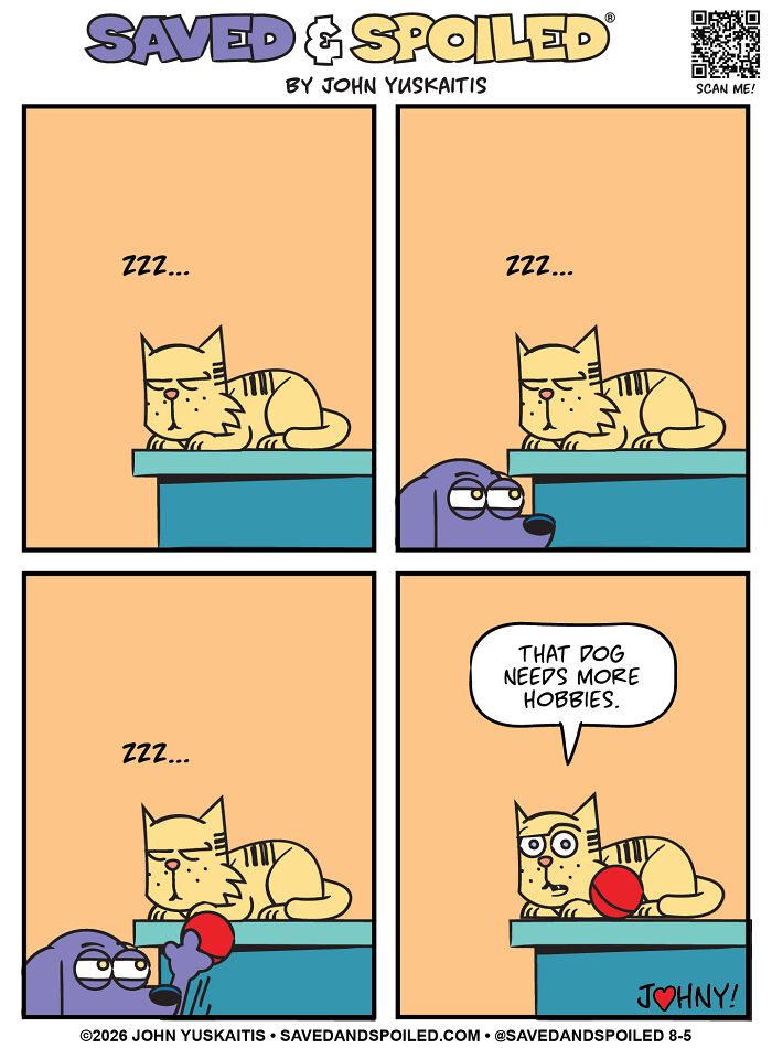 25 New Comics About My Dog And A Cat Who Are Still Figuring Out How To Coexist 25 New Comics About My Dog And A Cat Who Are Still Figuring Out How To Coexist