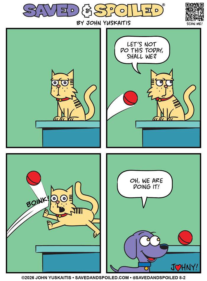 25 New Comics About My Dog And A Cat Who Are Still Figuring Out How To Coexist 25 New Comics About My Dog And A Cat Who Are Still Figuring Out How To Coexist