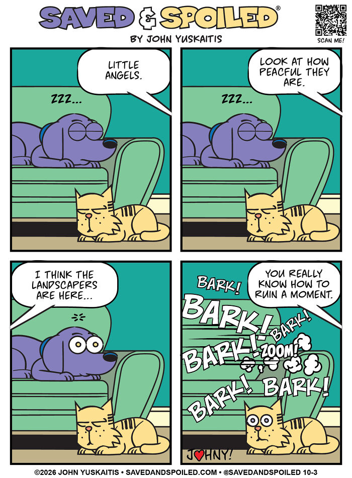 25 New Comics About My Dog And A Cat Who Are Still Figuring Out How To Coexist 25 New Comics About My Dog And A Cat Who Are Still Figuring Out How To Coexist