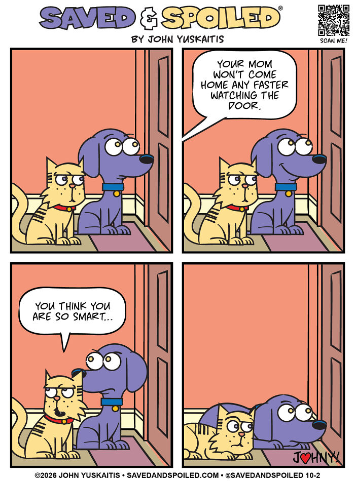 25 New Comics About My Dog And A Cat Who Are Still Figuring Out How To Coexist 25 New Comics About My Dog And A Cat Who Are Still Figuring Out How To Coexist