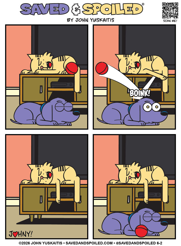 25 New Comics About My Dog And A Cat Who Are Still Figuring Out How To Coexist 25 New Comics About My Dog And A Cat Who Are Still Figuring Out How To Coexist