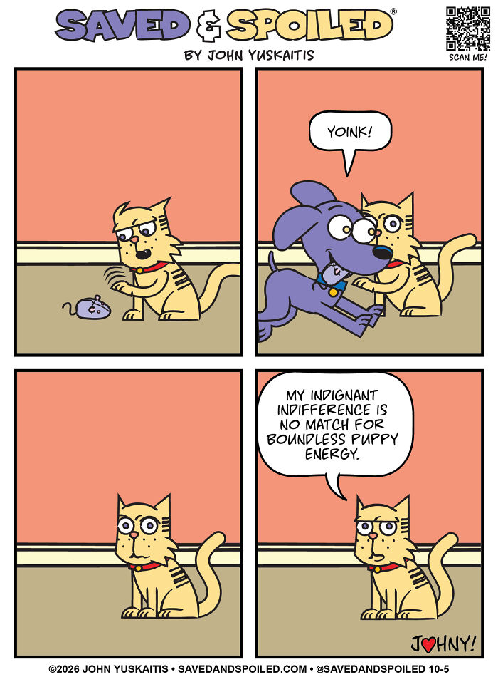 25 New Comics About My Dog And A Cat Who Are Still Figuring Out How To Coexist 25 New Comics About My Dog And A Cat Who Are Still Figuring Out How To Coexist