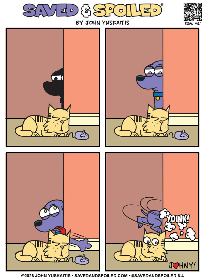 25 New Comics About My Dog And A Cat Who Are Still Figuring Out How To Coexist 25 New Comics About My Dog And A Cat Who Are Still Figuring Out How To Coexist