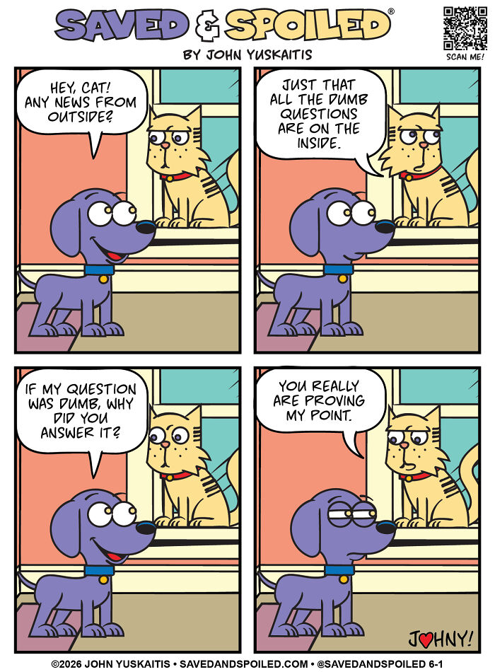 25 New Comics About My Dog And A Cat Who Are Still Figuring Out How To Coexist 25 New Comics About My Dog And A Cat Who Are Still Figuring Out How To Coexist