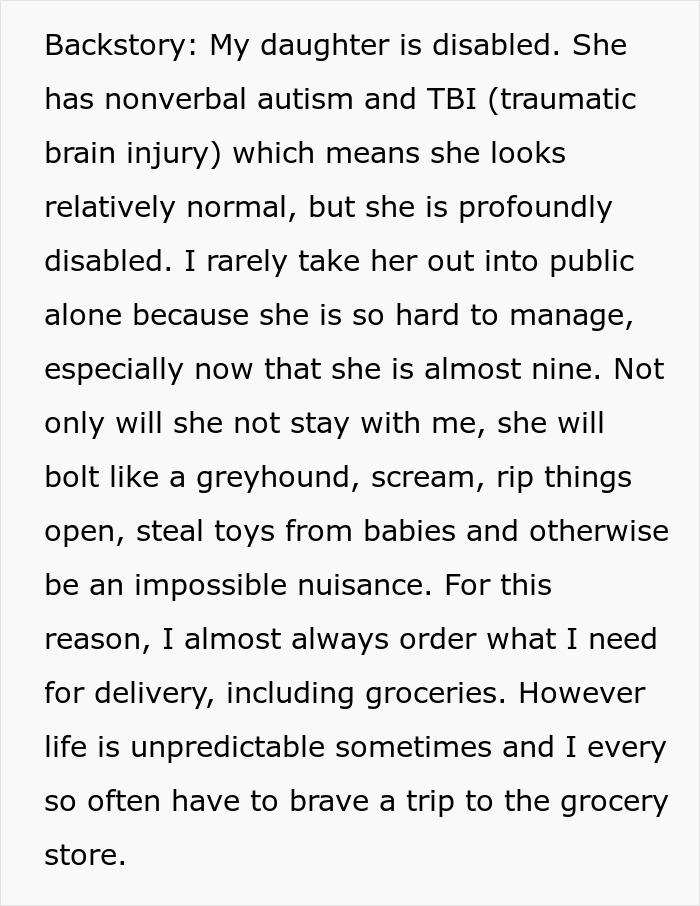 Entitled Mom Tries To Take Special Cart Away From Shopper With Disabled Kid As Her Child Is Sleepy Entitled Mom Tries To Take Special Cart Away From Shopper With Disabled Kid As Her Child Is Sleepy