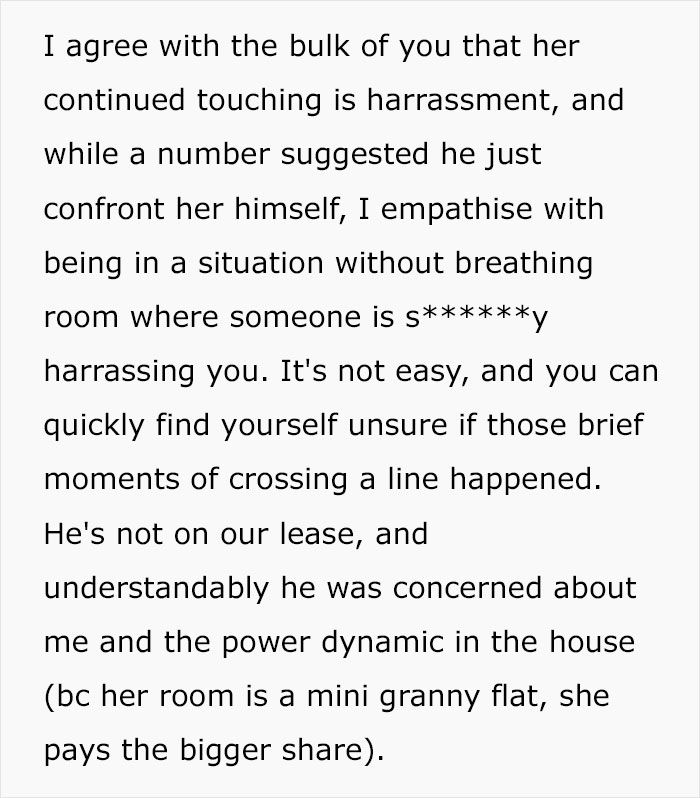 Woman Lives With Roommate In Harmony Until Her BF Moves In And Makes The Roommate Go Crazy Woman Lives With Roommate In Harmony Until Her BF Moves In And Makes The Roommate Go Crazy