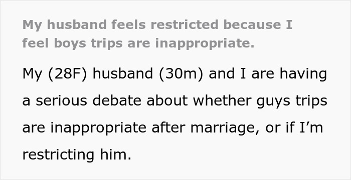 Guy Wants Marriage At Home And Single-Guy Trips To Thailand With Pals, Wife Says He Can&rsquo;t Have Both