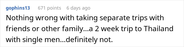 Guy Wants Marriage At Home And Single-Guy Trips To Thailand With Pals, Wife Says He Can&rsquo;t Have Both