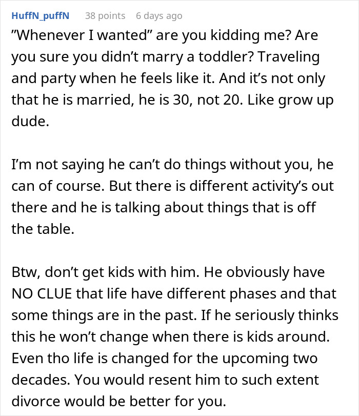 Guy Wants Marriage At Home And Single-Guy Trips To Thailand With Pals, Wife Says He Can&rsquo;t Have Both