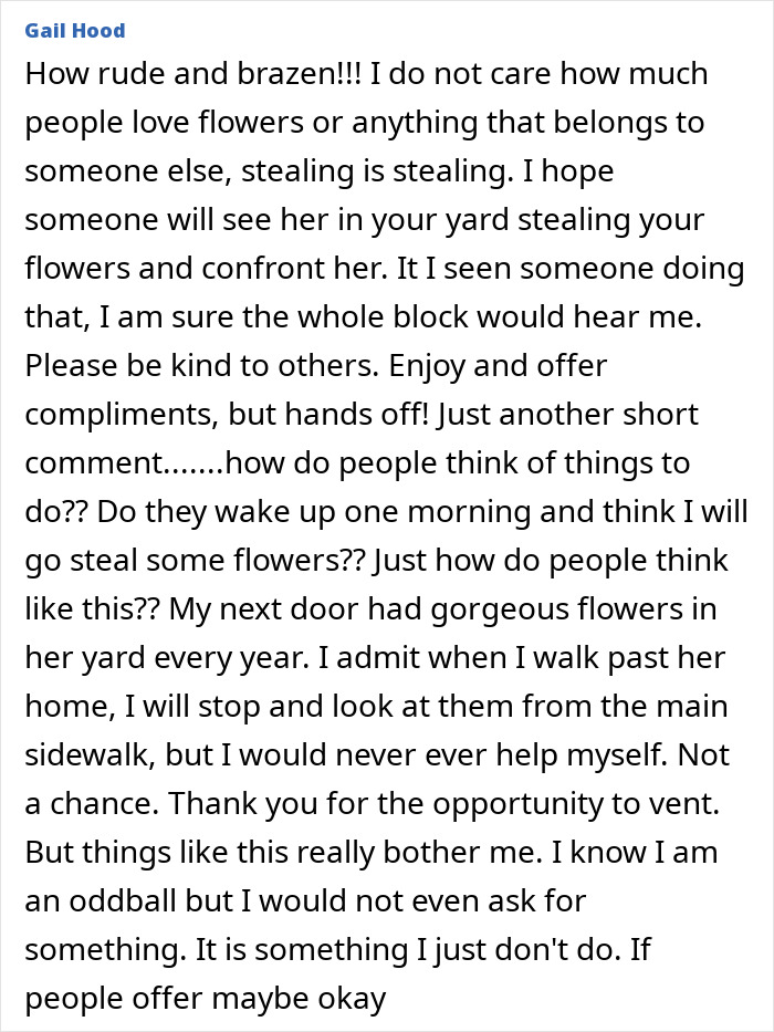Entitled Neighbor Treats Man’s Garden Like A Free Florist, Gets Caught Redhanded On Camera Entitled Neighbor Treats Man’s Garden Like A Free Florist, Gets Caught Redhanded On Camera