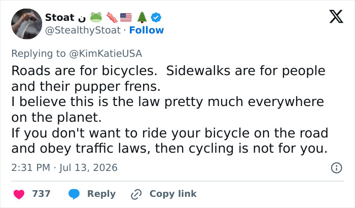 Cyclist Karen Tries To Shame Man Just For Walking His Dogs On The Sidewalk, But It Epically Backfires Cyclist Karen Tries To Shame Man Just For Walking His Dogs On The Sidewalk, But It Epically Backfires
